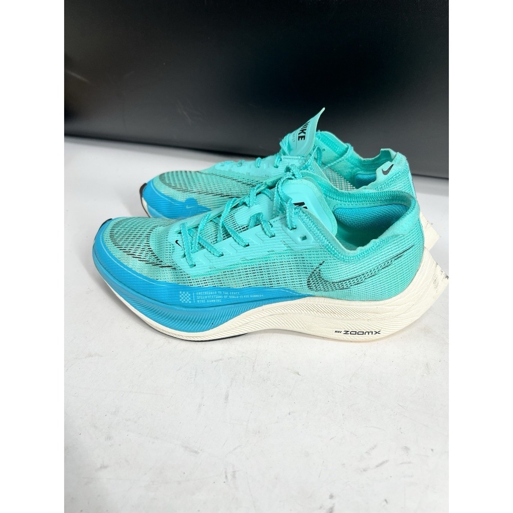 Nike Womens Zoomx Vaporfly Next% 2 Running Shoes Light Blue/Teal Size 8.5